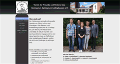 Desktop Screenshot of foerderverein.canisianum.de